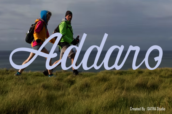 Addaro Font Review: Timeless Script for Brand Campaigns