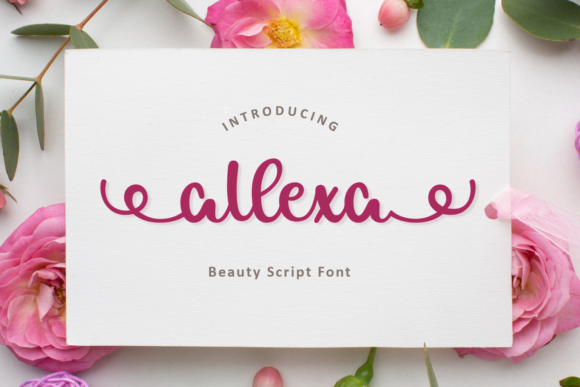 Allexa: An Elegant Script Handwritten Font for Branding