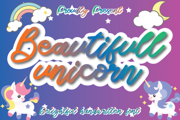 Beautifull Unicorn Font for High-Impact Campaign Design