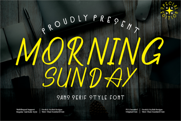Boost Campaign Clarity with Morning Sunday Typeface