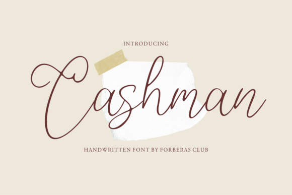 Cashman Font: Elevate Your Brand with Elegant Script