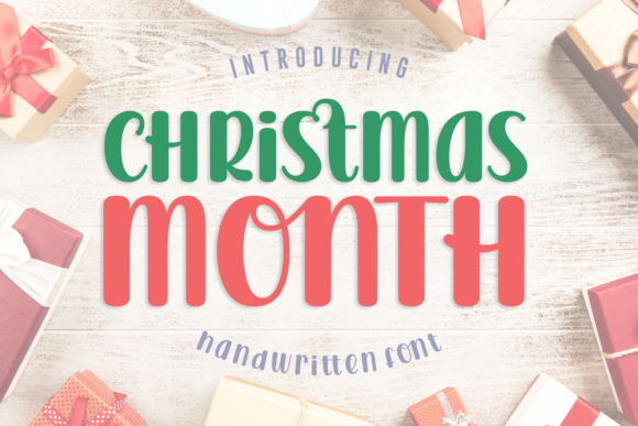 Christmas Month: The Festive Script Font for Business Branding