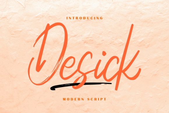 Desick Font: Elevate Your Brand with Elegant Script
