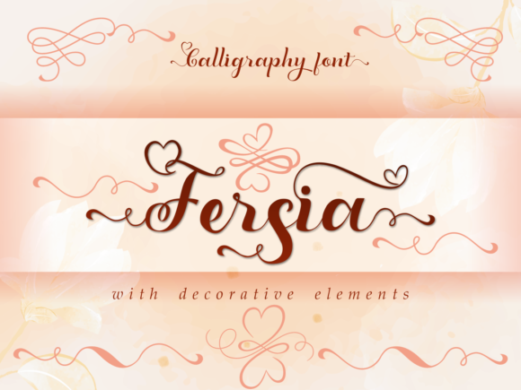 Elevate Campaigns with Fersia: A Romantic Script Typeface