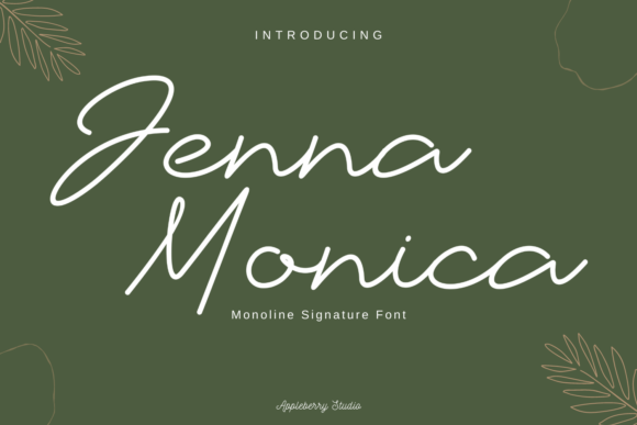 Elevate Campaigns with Jenna Monica Script Font