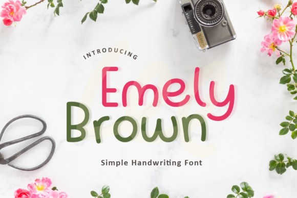Emely Brown: The Elegant Script Font for Scroll-Stopping Designs
