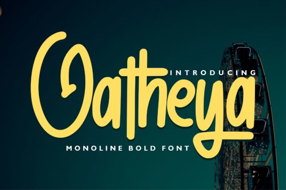 Jatheya Font: Stylish Handwritten Typography for Web Design
