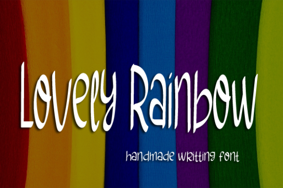 Lovely Rainbow: A Vibrant Script Handwritten Font Review
