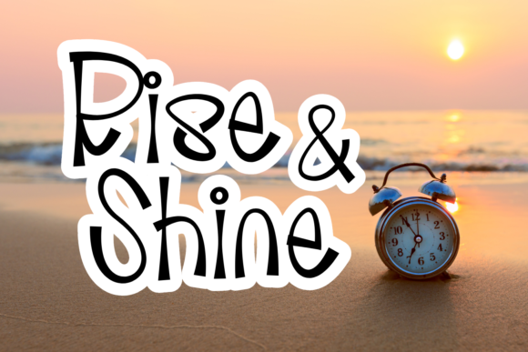 Rise and Shine: The Quirky Handwritten Font for Web Design