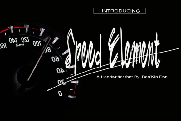 Speed Element: A Flowing Script Font for Digital Design