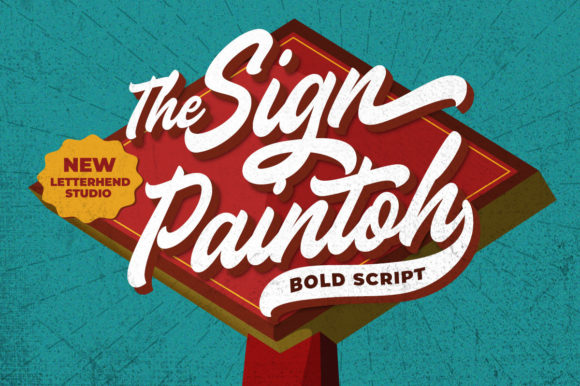 The Sign Paintoh: A Bold Script Font for Web Headers