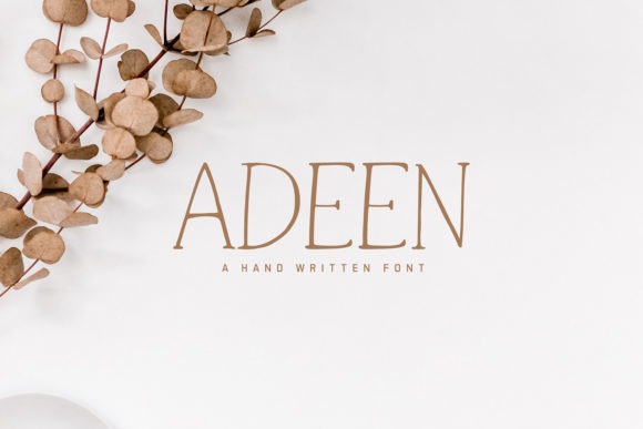 Transform Your Brand with Adeen: A Delicate Script Font