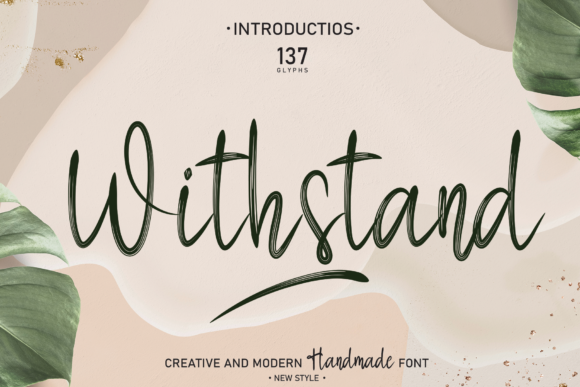 Withstand Font Review: Elegant Script for Branding